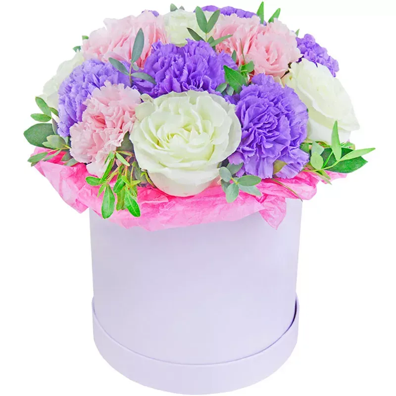 Цветы в коробке Сиреневый сад